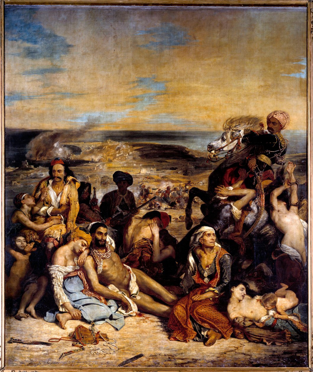 Les massacres de Scio (1822) - Ferdinand Victor Eugene Delacroix