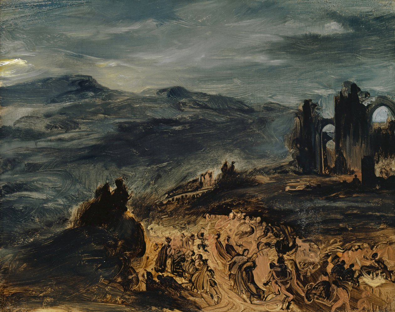 Le Sabbat des sorcières, 1831-33 - Ferdinand Victor Eugene Delacroix