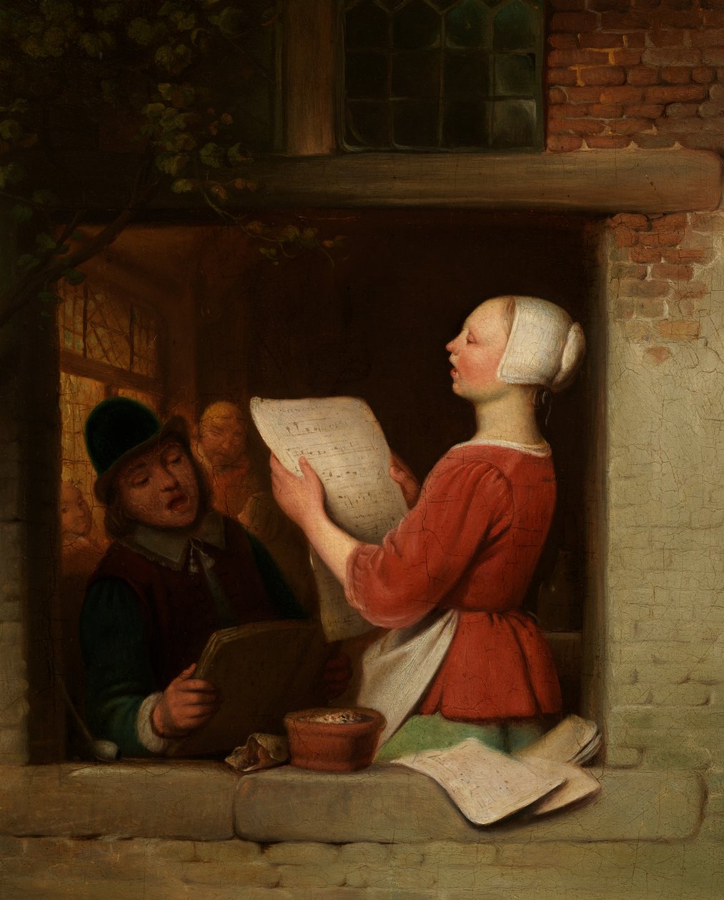 Les Chanteurs - Ferdinand de Braekeleer