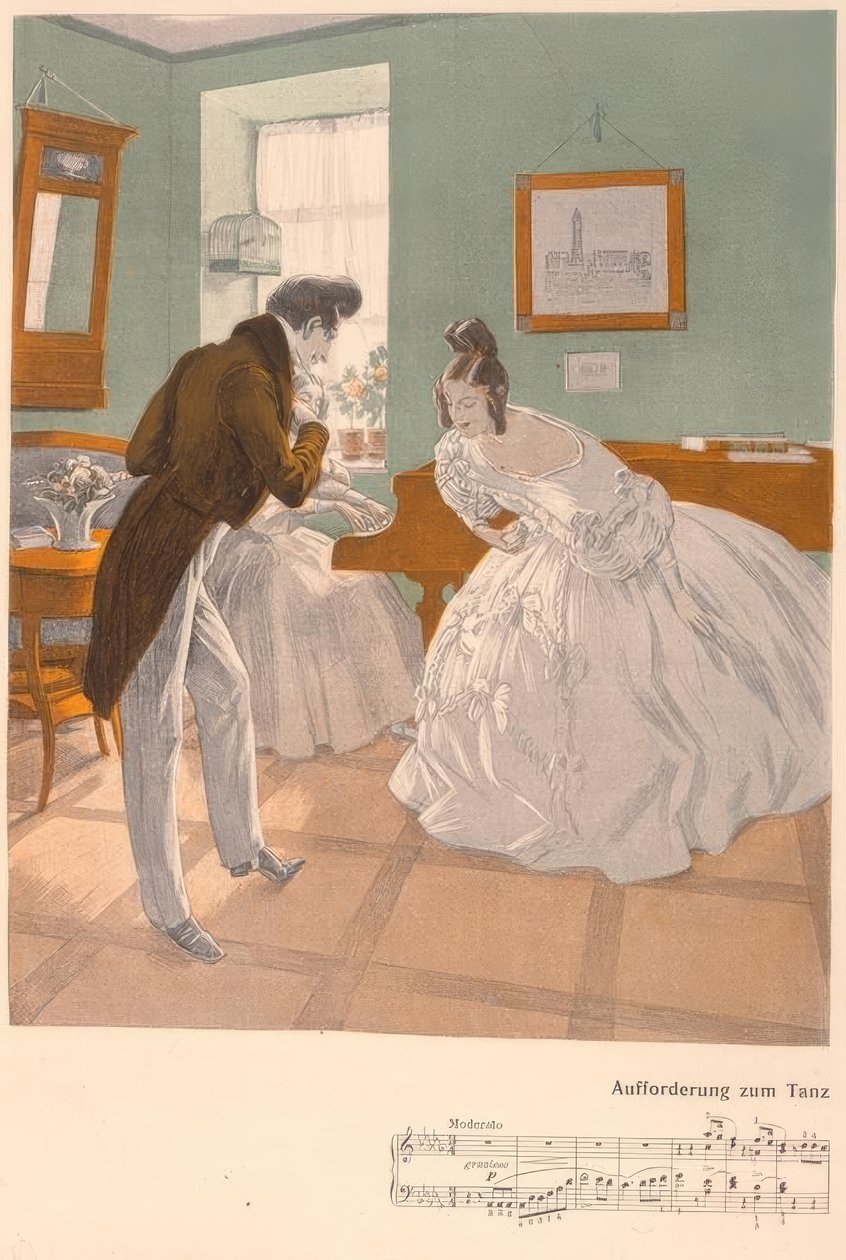 Reznicek, Invitation à la danse / 1906 - Ferdinand von Reznicek