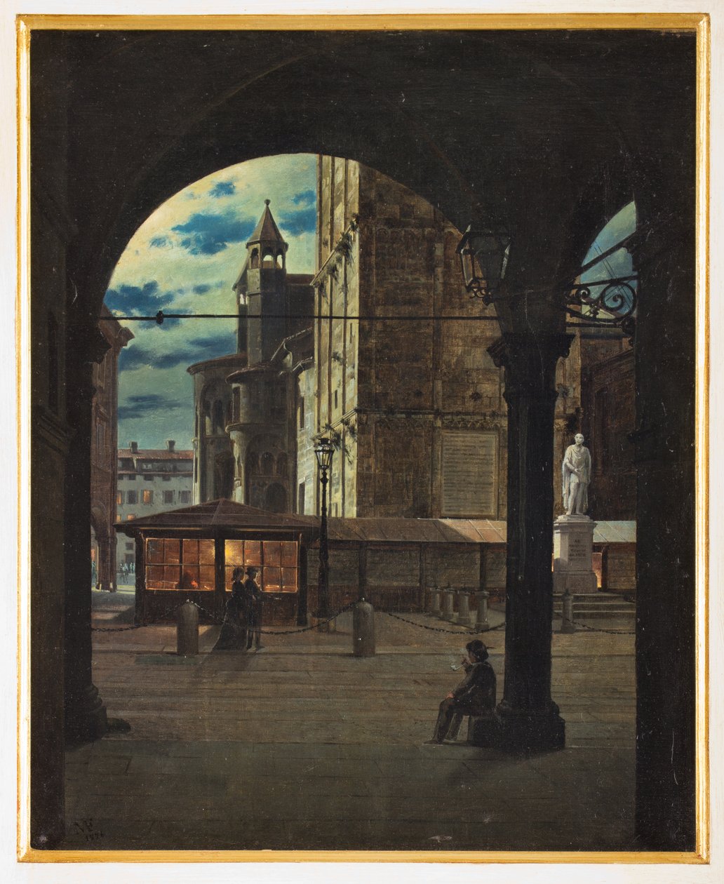 Vue nocturne - Ferdinando Manzini