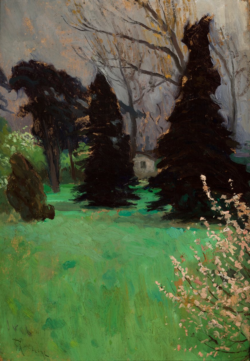 Parc à Włochy près de Cracovie - Ferdynand Ruszczyc