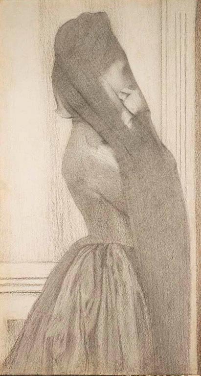 Le Voile - Fernand Khnopff