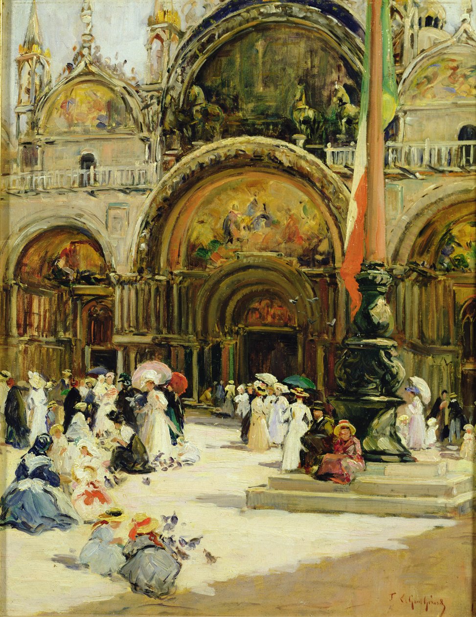 La Basilique de San Marco, Venise - Fernand Legout Gerard