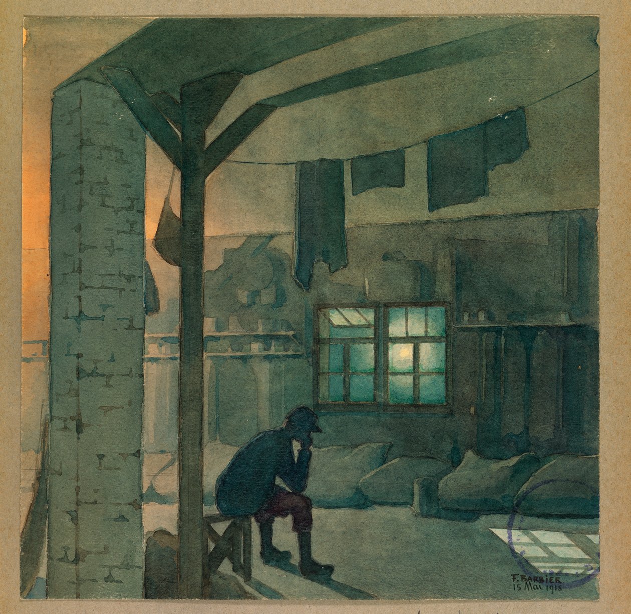 Millot est en garde, Gustrow - Fernand Barbier