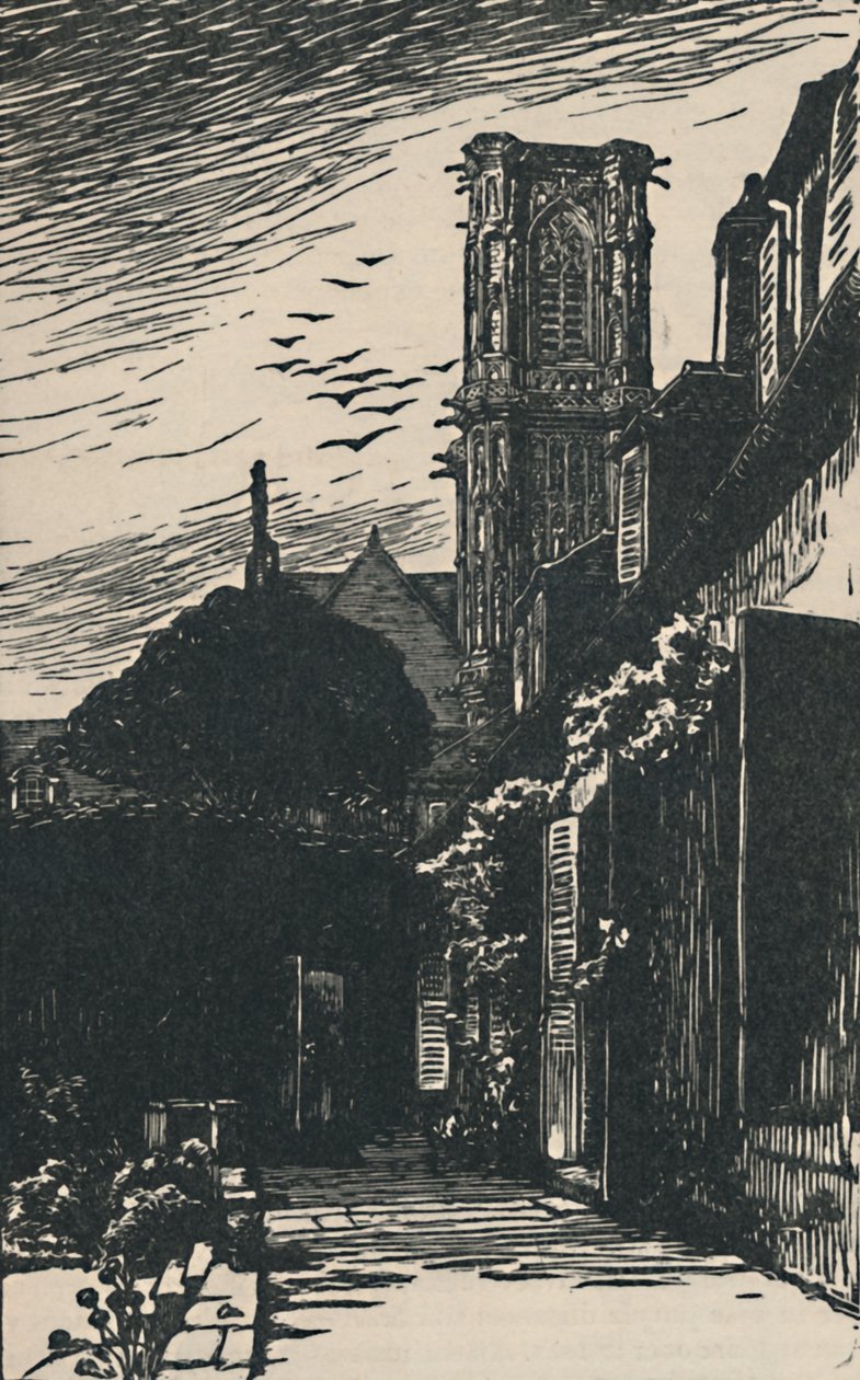 Nevers - Tour de la Cathédrale, 1919 - Fernand Chalandre
