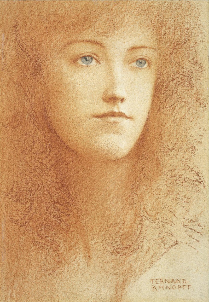Une jeune Anglaise - Fernand Khnopff