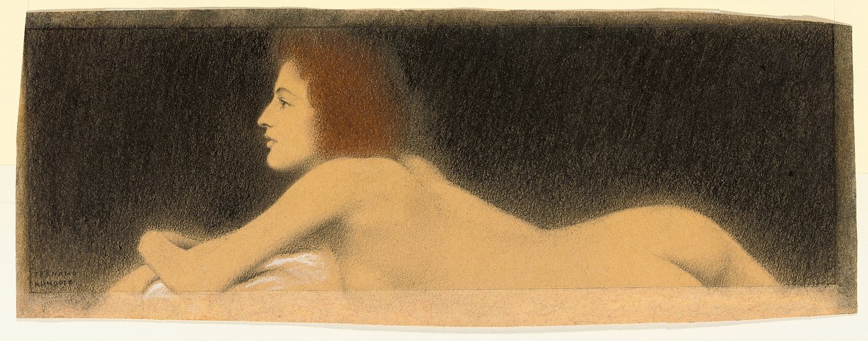 Étude de nu, c.1910 - Fernand Khnopff