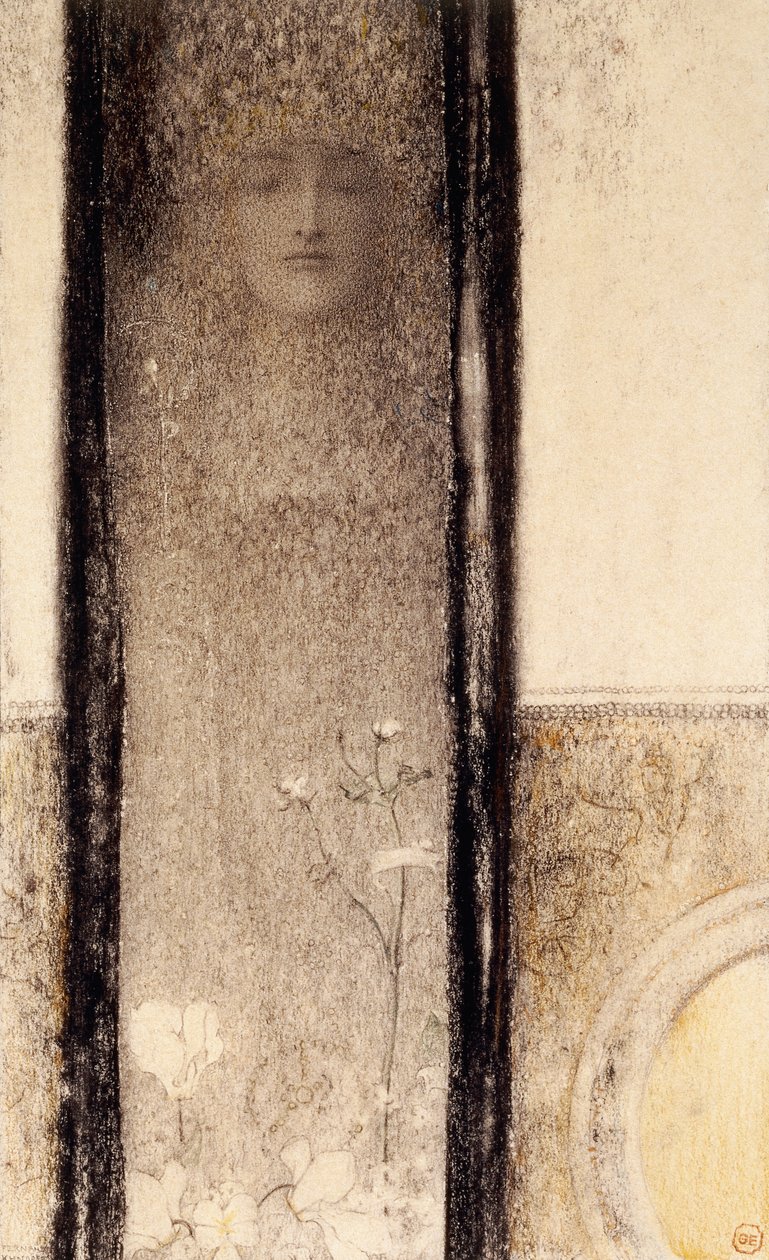 Femme mystérieuse, vers 1909 - Fernand Khnopff