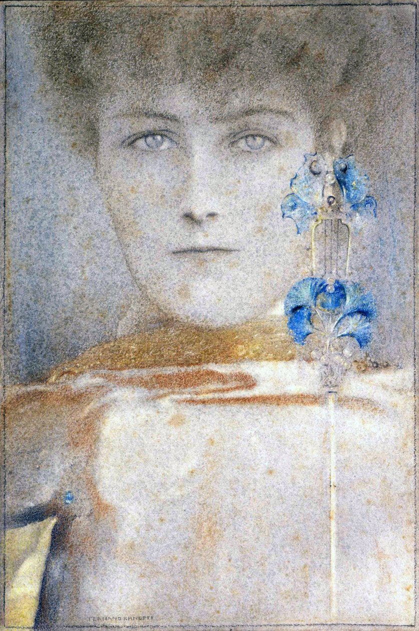 Masque blanc - Fernand Khnopff