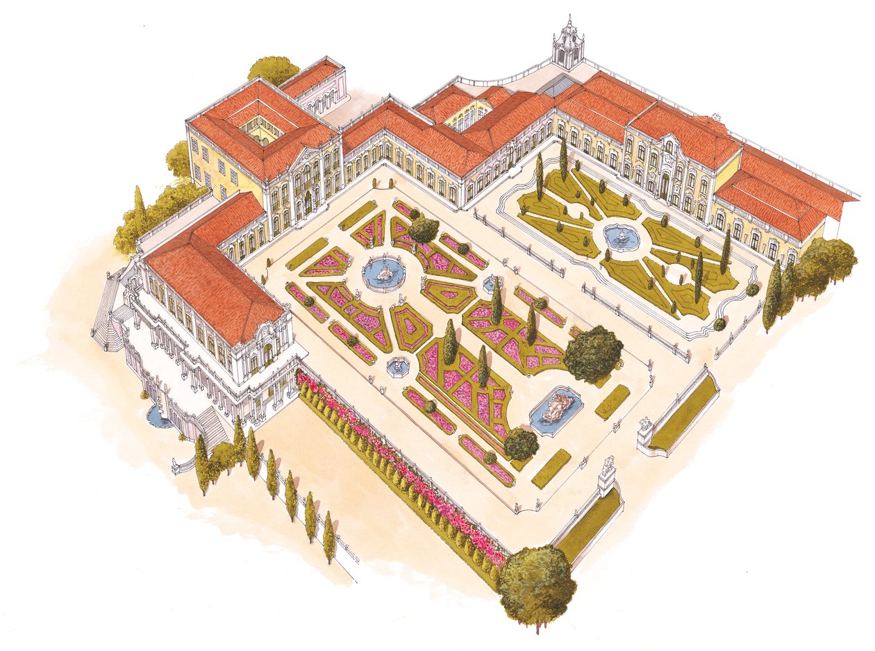 Palais national de Queluz, Lisbonne, Portugal - Fernando Aznar Cenamor