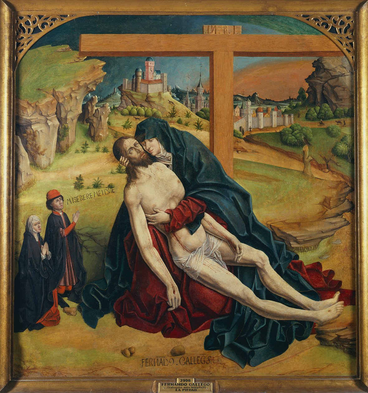 Pietà avec deux donateurs - Fernando Gallego