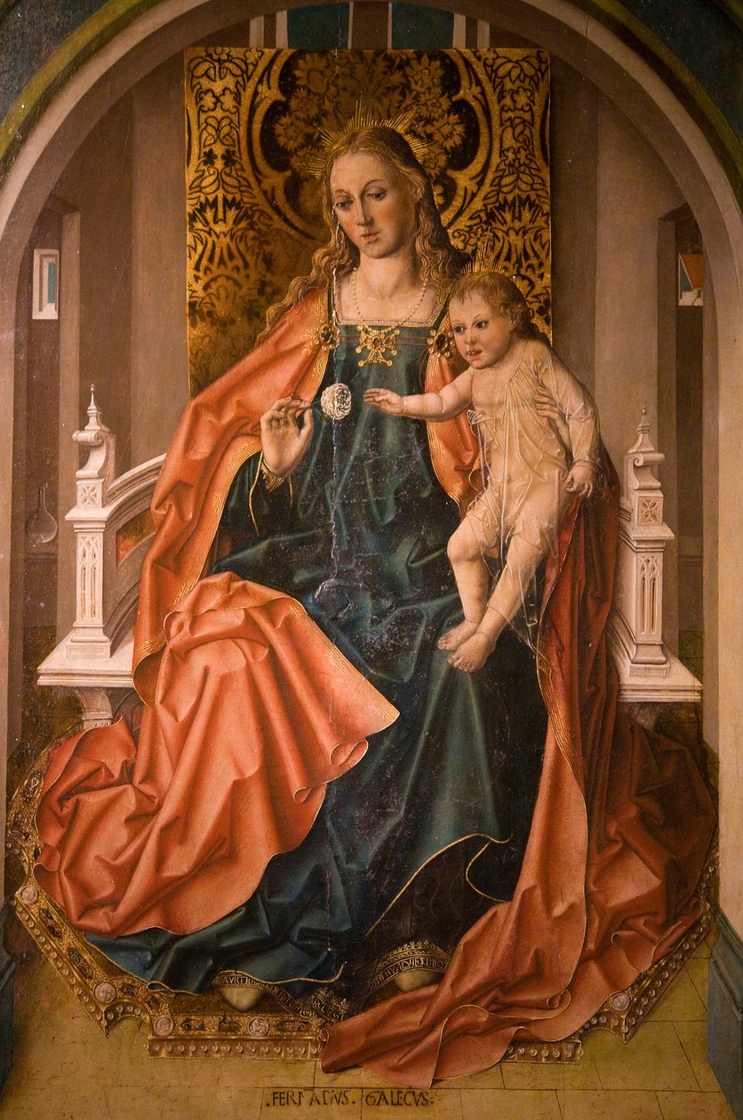 Triptyque de la Vierge à la Rose - Fernando Gallego