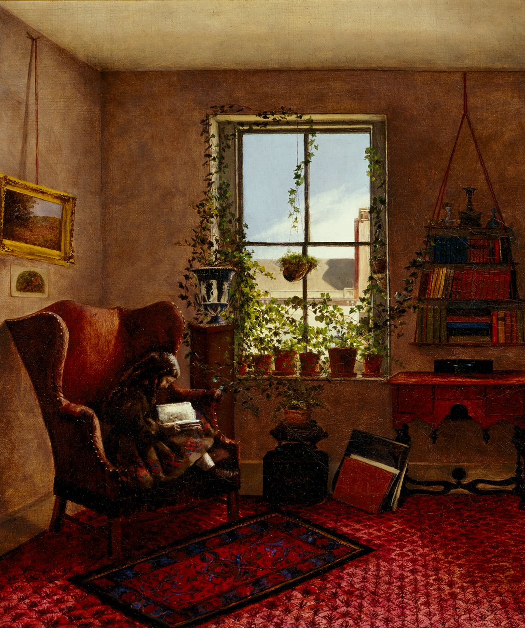 Laura Brown dans un fauteuil à oreilles - Fidelia Bridges
