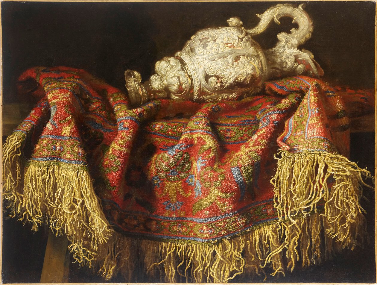 Nature morte avec un tapis, c. 1640 - Fieravino