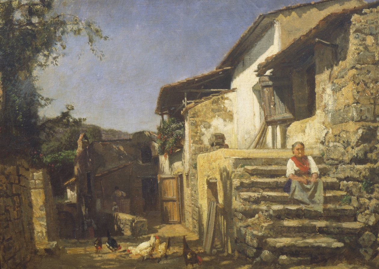 Ferme à Sorrente - Filippo Palizzi
