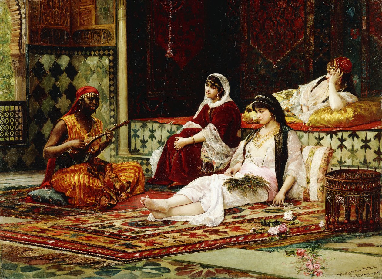 Dans le harem, 1881 - Filippo Baratti