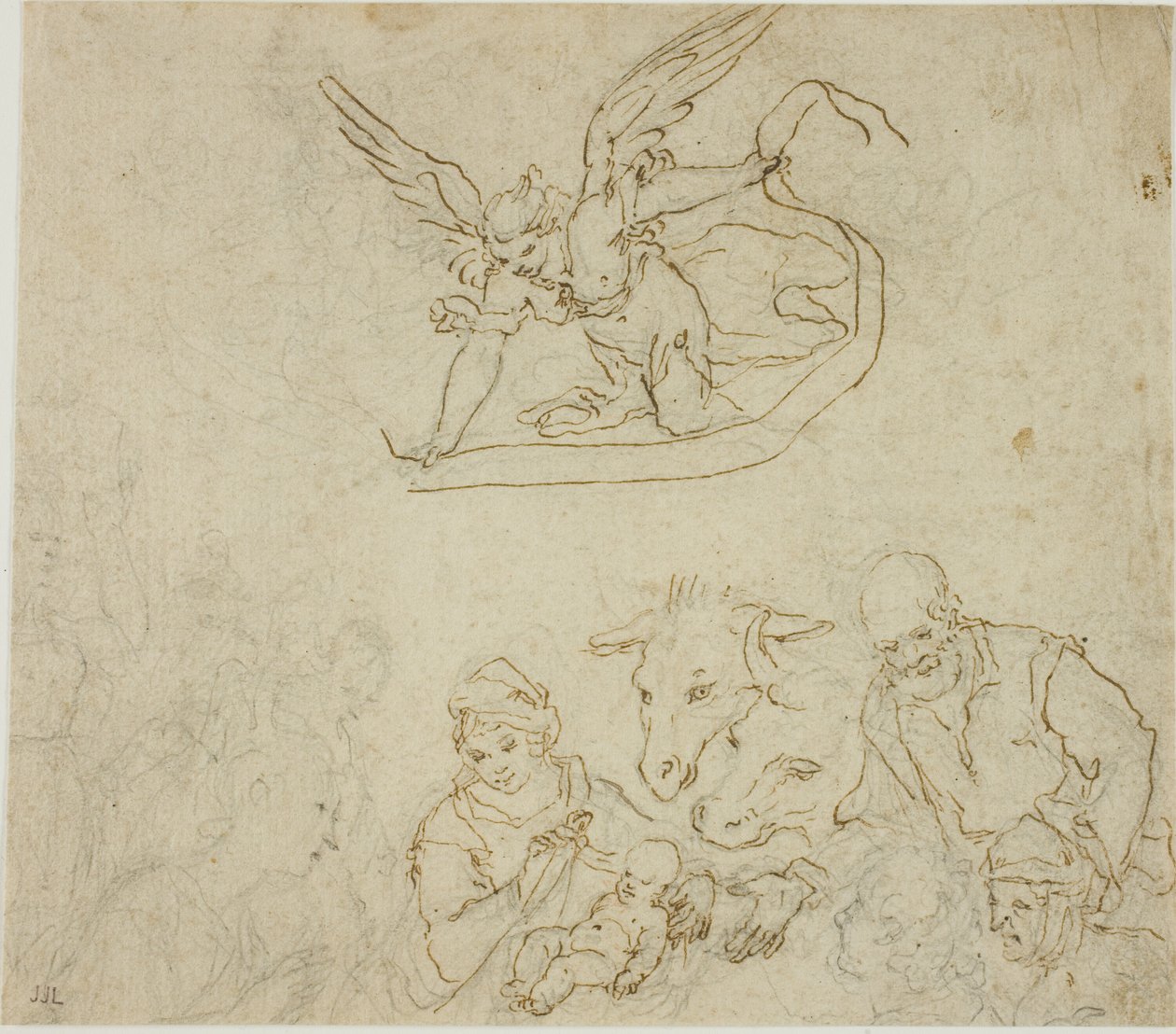 Nativité (recto); Vierge à l