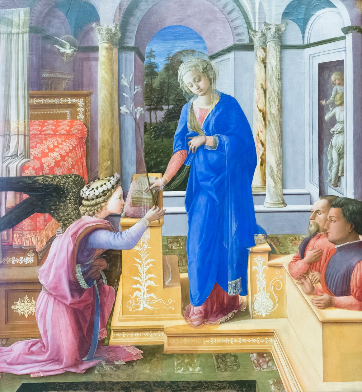 Annonciation avec deux donateurs - Filippo Lippi