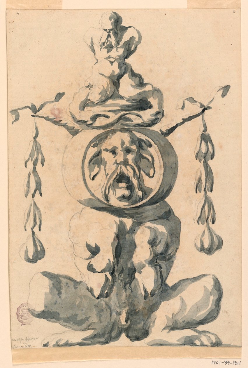Dessin, figure grotesque, 1550-1625 - Filippo Marchionni