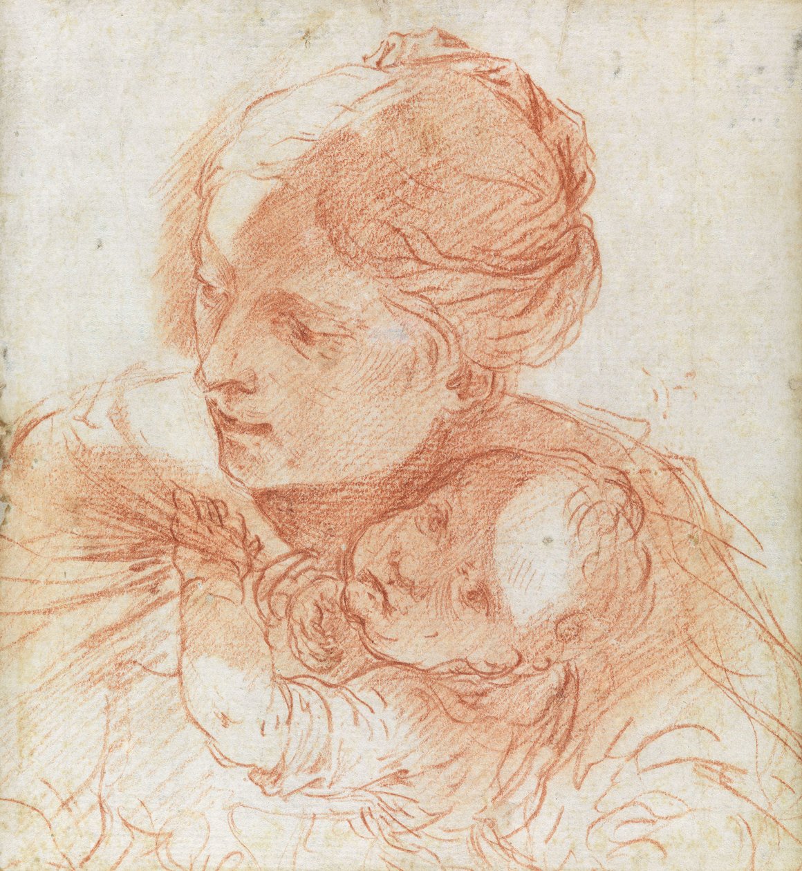 Femme avec un bébé (Vierge à l