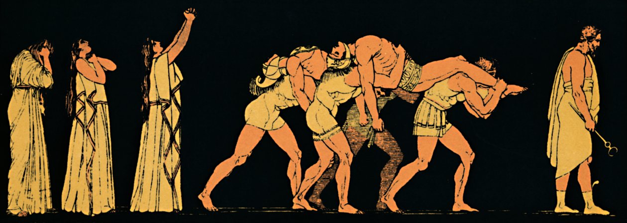 Les frères morts - Flaxman