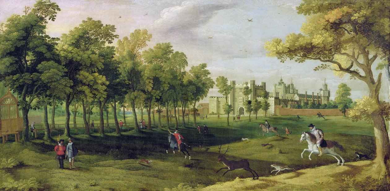 Vue du Palais de Nonsuch à l
