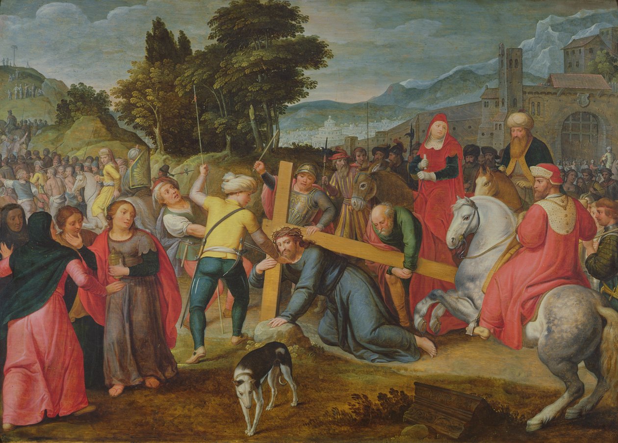 Portement de croix - Flemish School