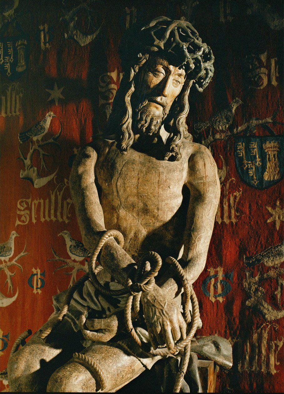 Christ aux mains liées Statue ... - Flemish School