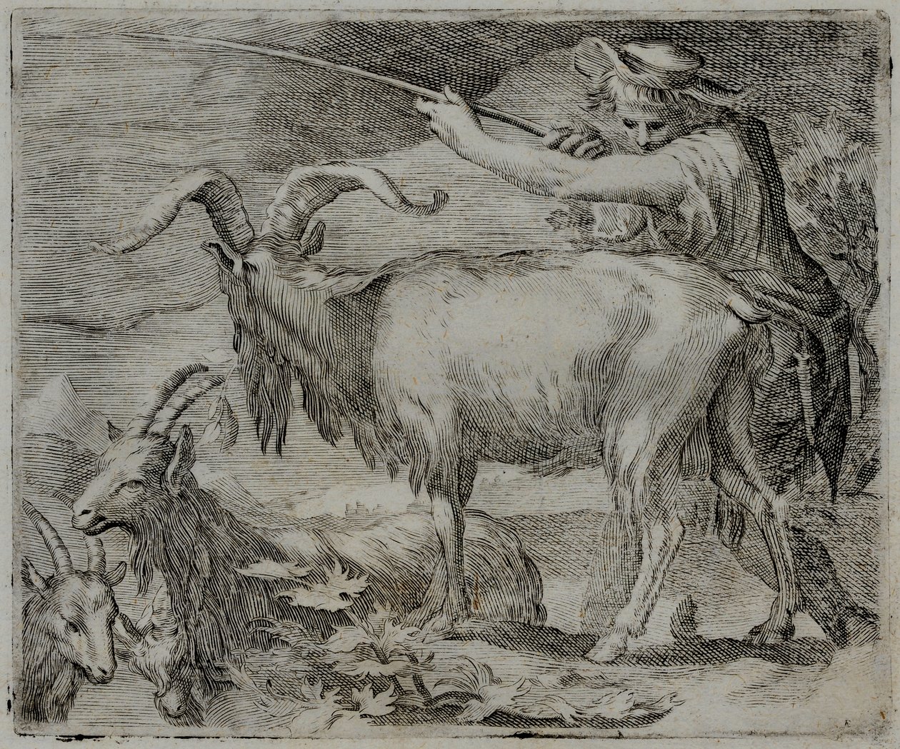 Gravure de maître ancien - Flemish School