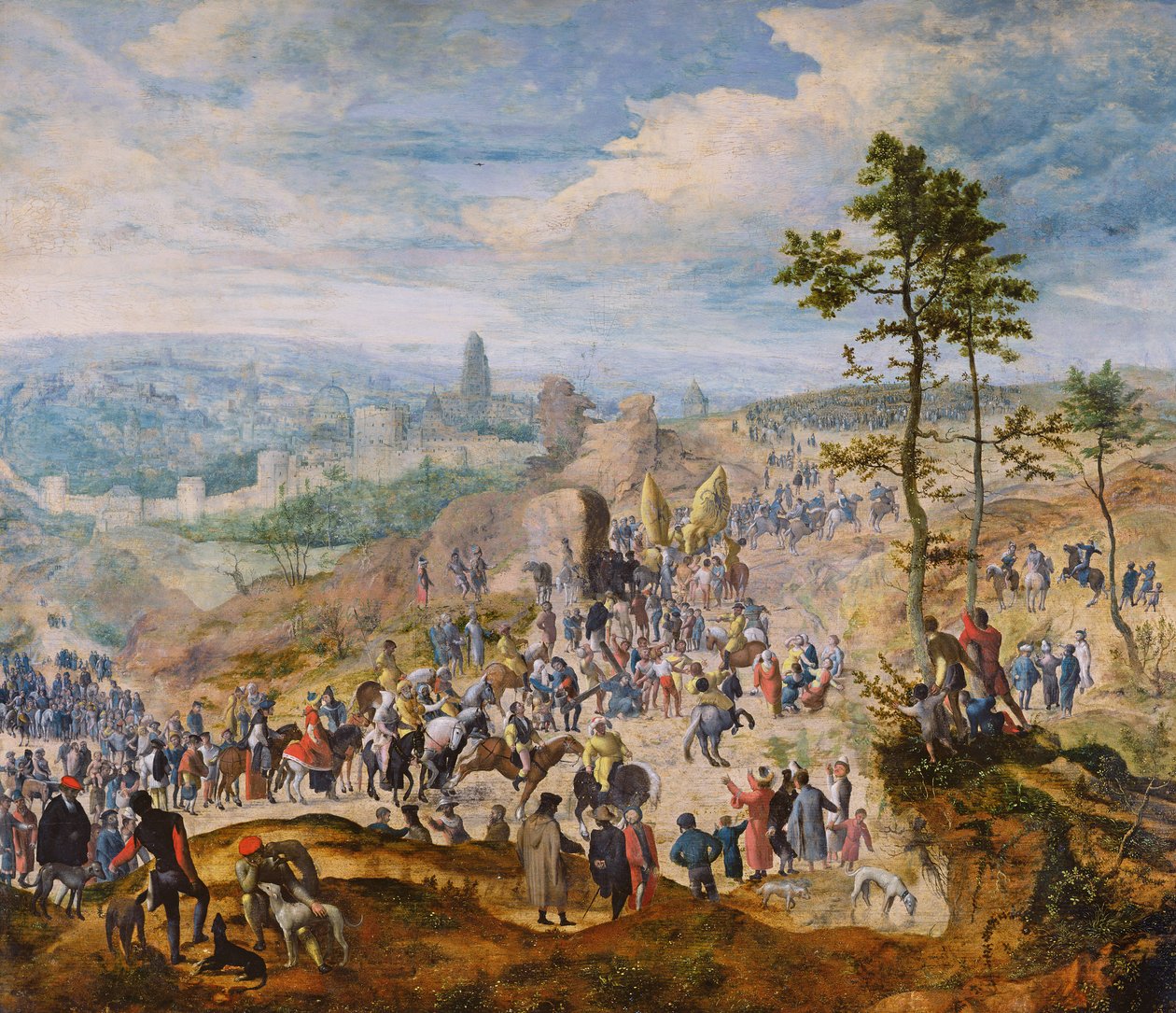 Sur le Chemin du Calvaire - Flemish School