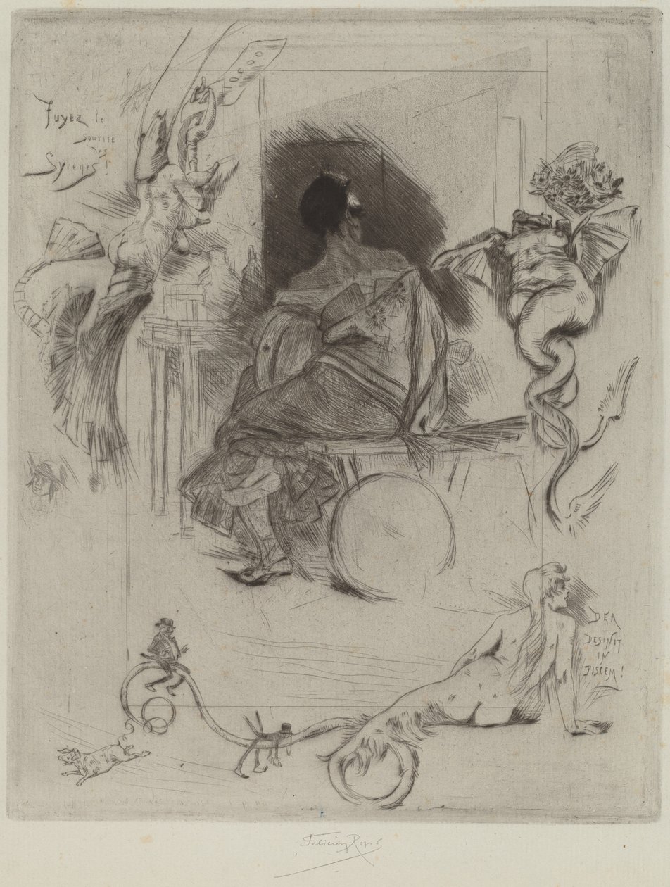 La Dernière Maja - Félicien Rops