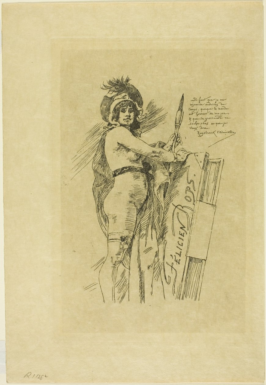 La Muse de Félicien Rops - Félicien Rops