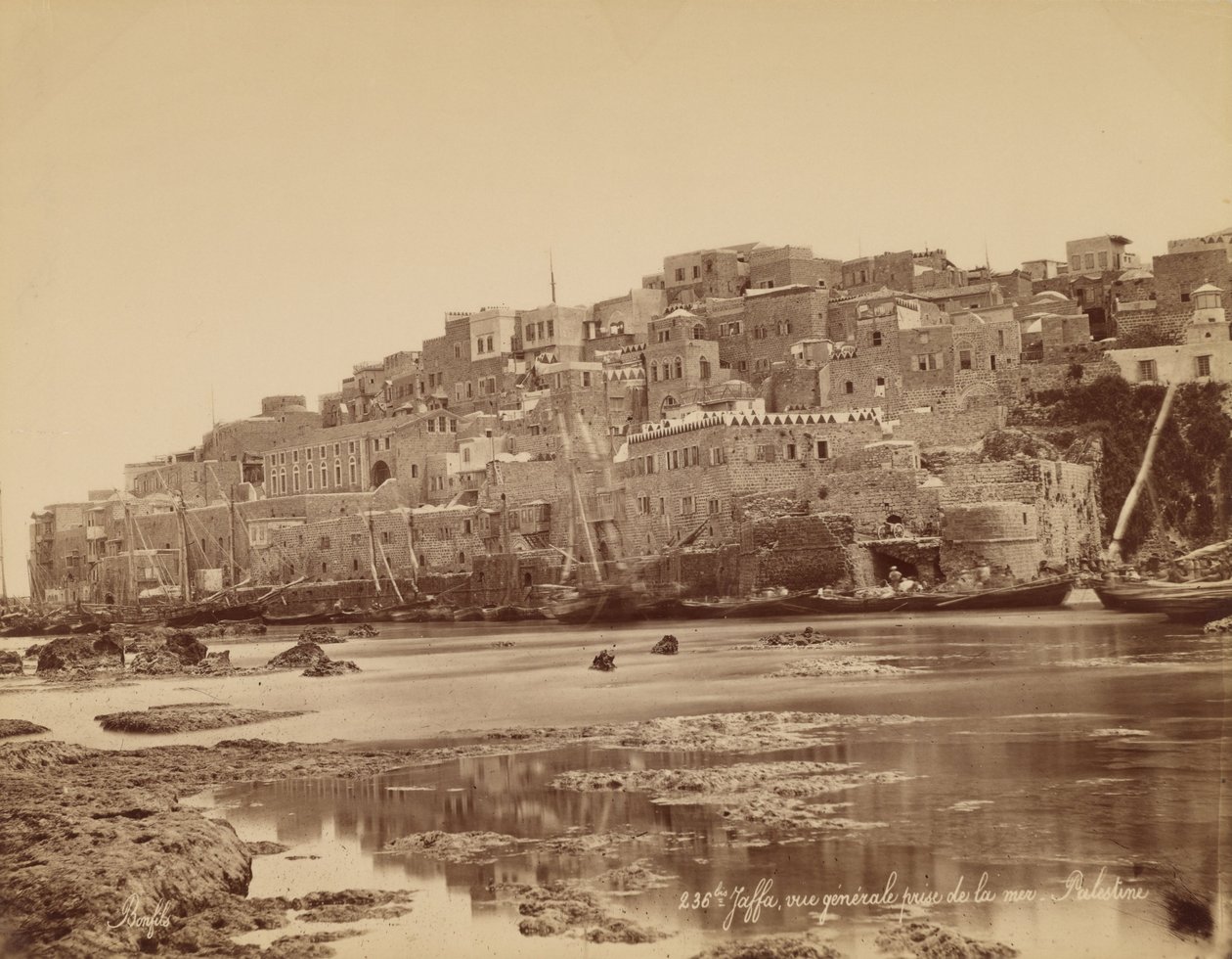 Jaffa, vue générale prise de la mer - Félix Bonfils