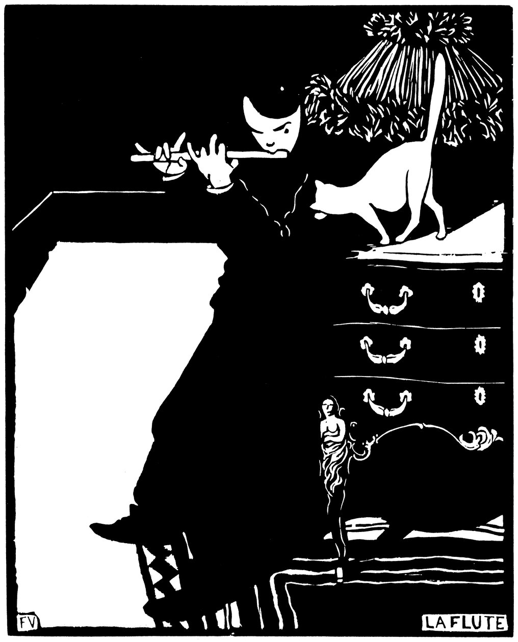 La flûte - Félix Valloton