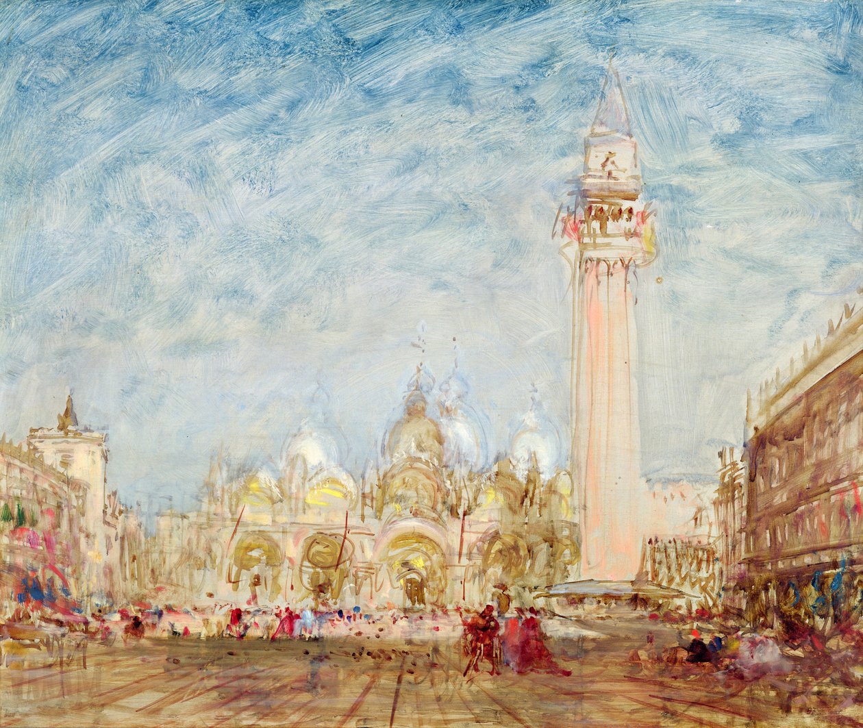 Place Saint-Marc à Venise - Félix Ziem