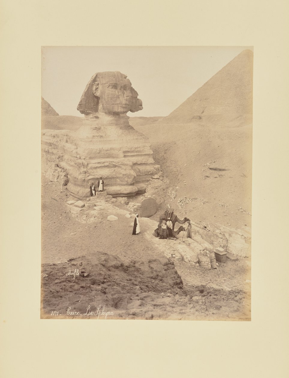 Caire - Le Sphynx - Félix Bonfils