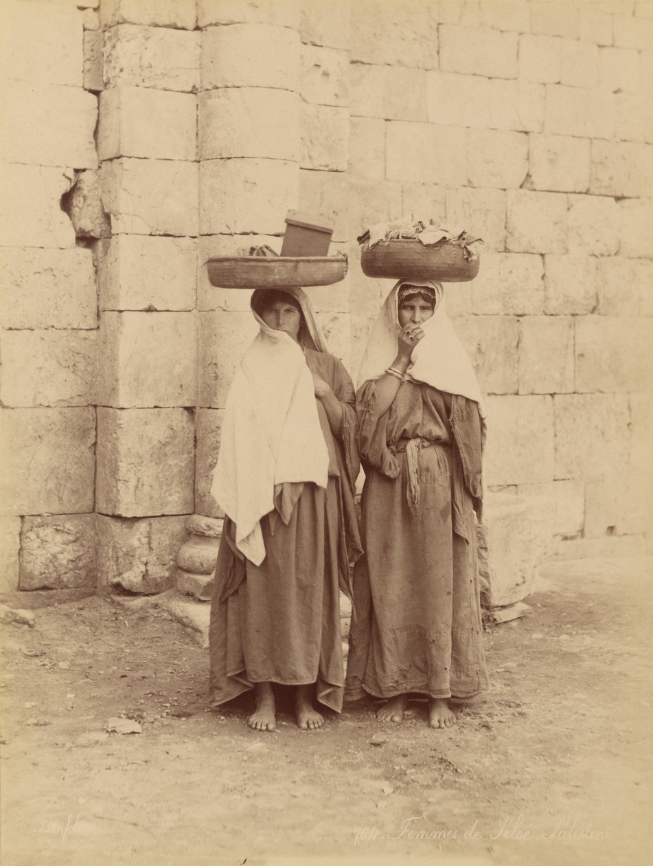 Femmes de Siloé, Palestine - Félix Bonfils