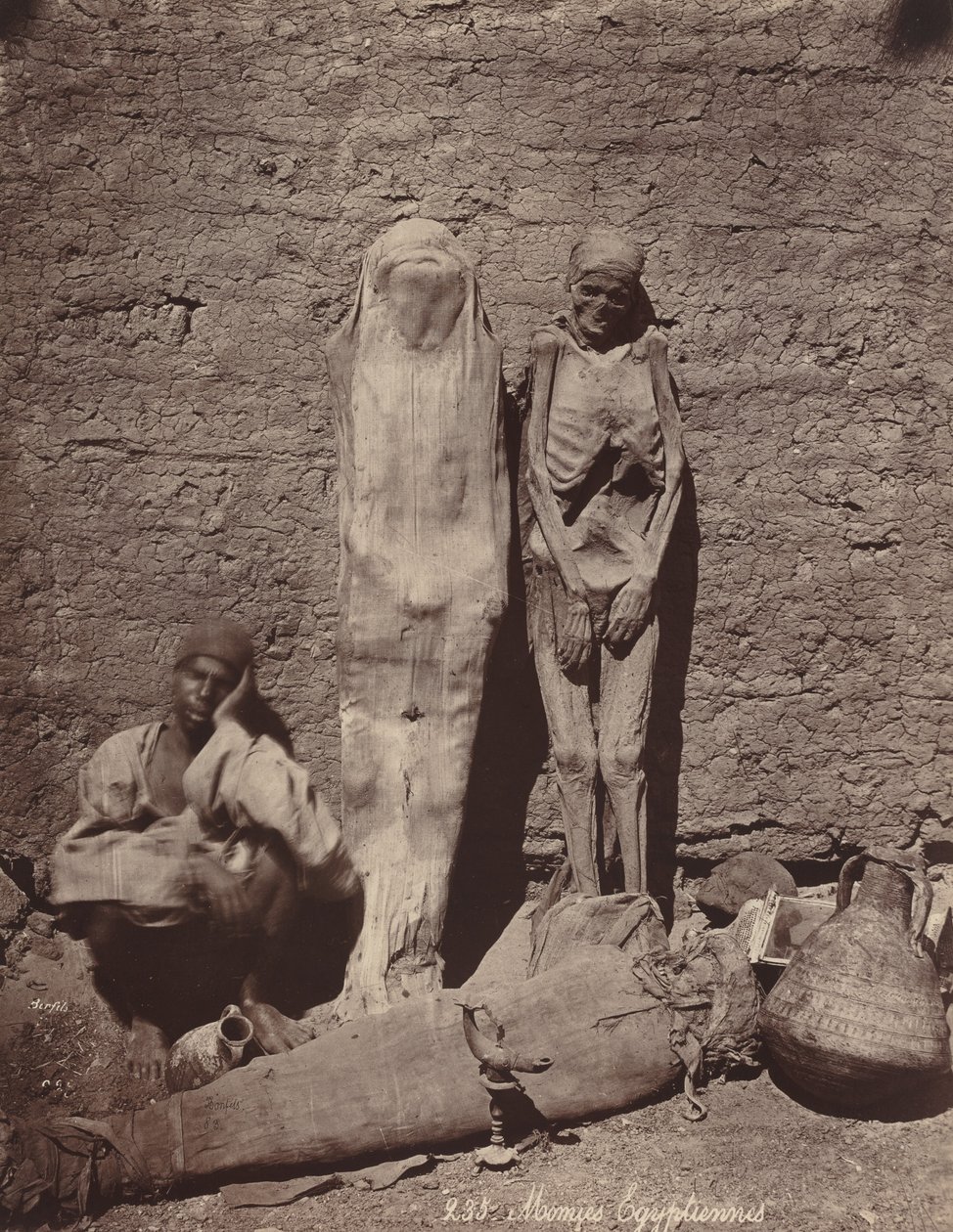 Momies égyptiennes - Félix Bonfils