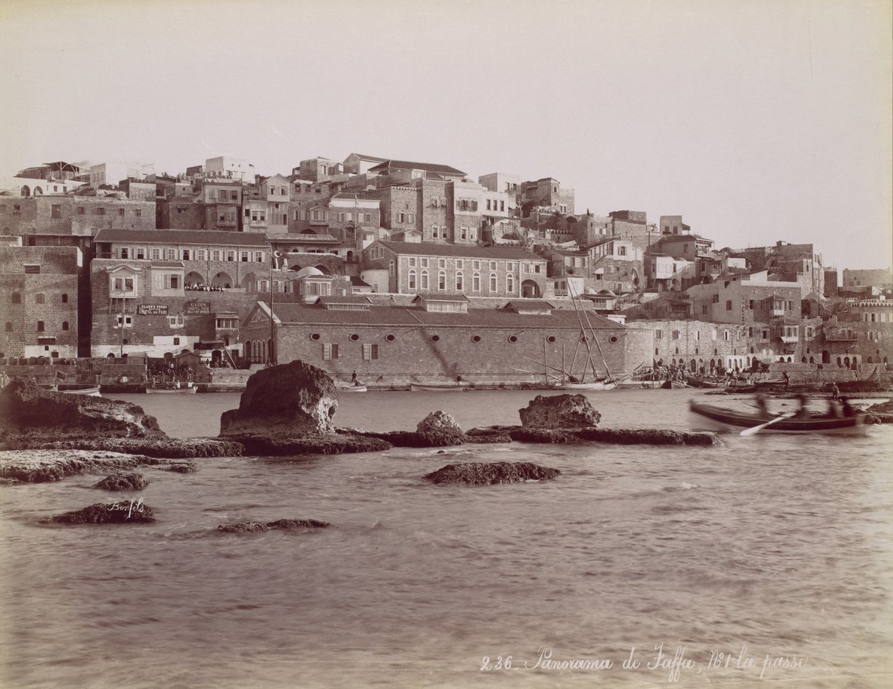 Panorama de Jaffa, vers 1880 - Félix Bonfils
