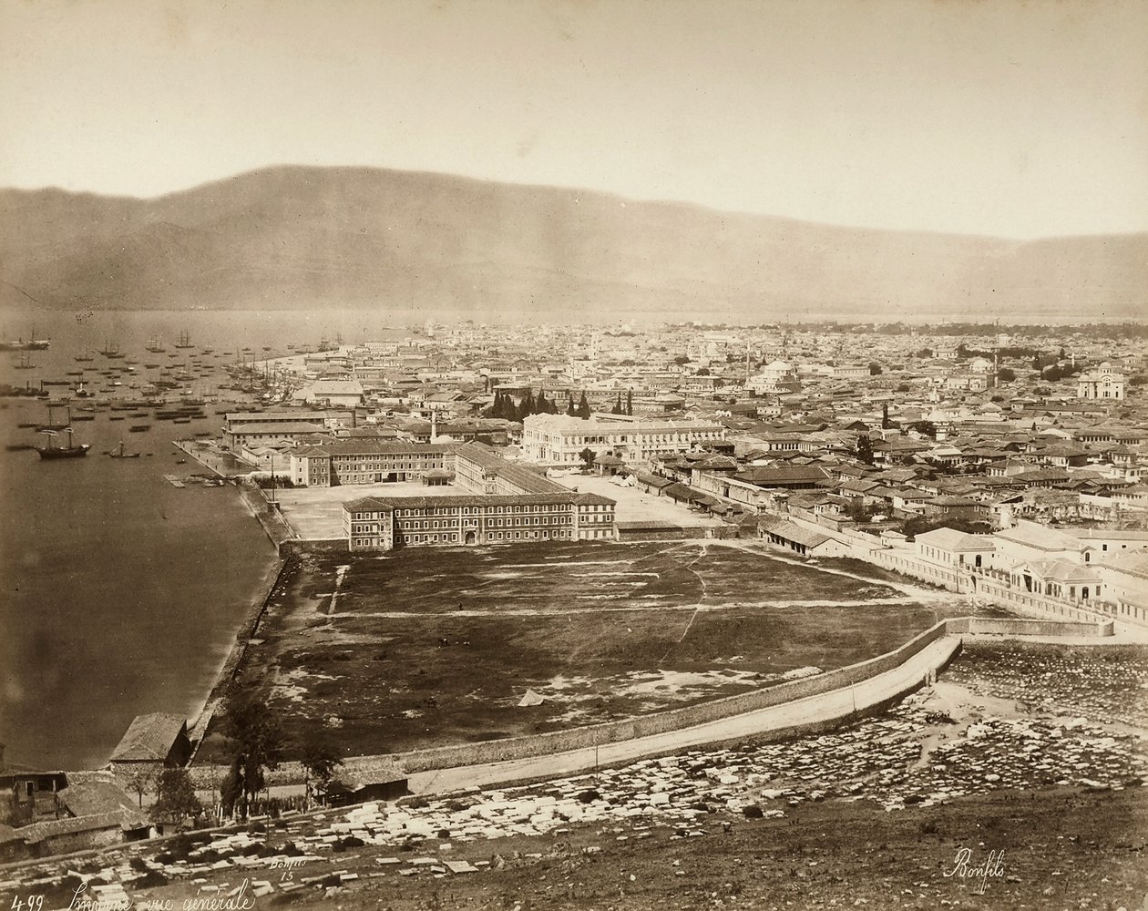Vue de Smyrne, en Turquie - Félix Bonfils