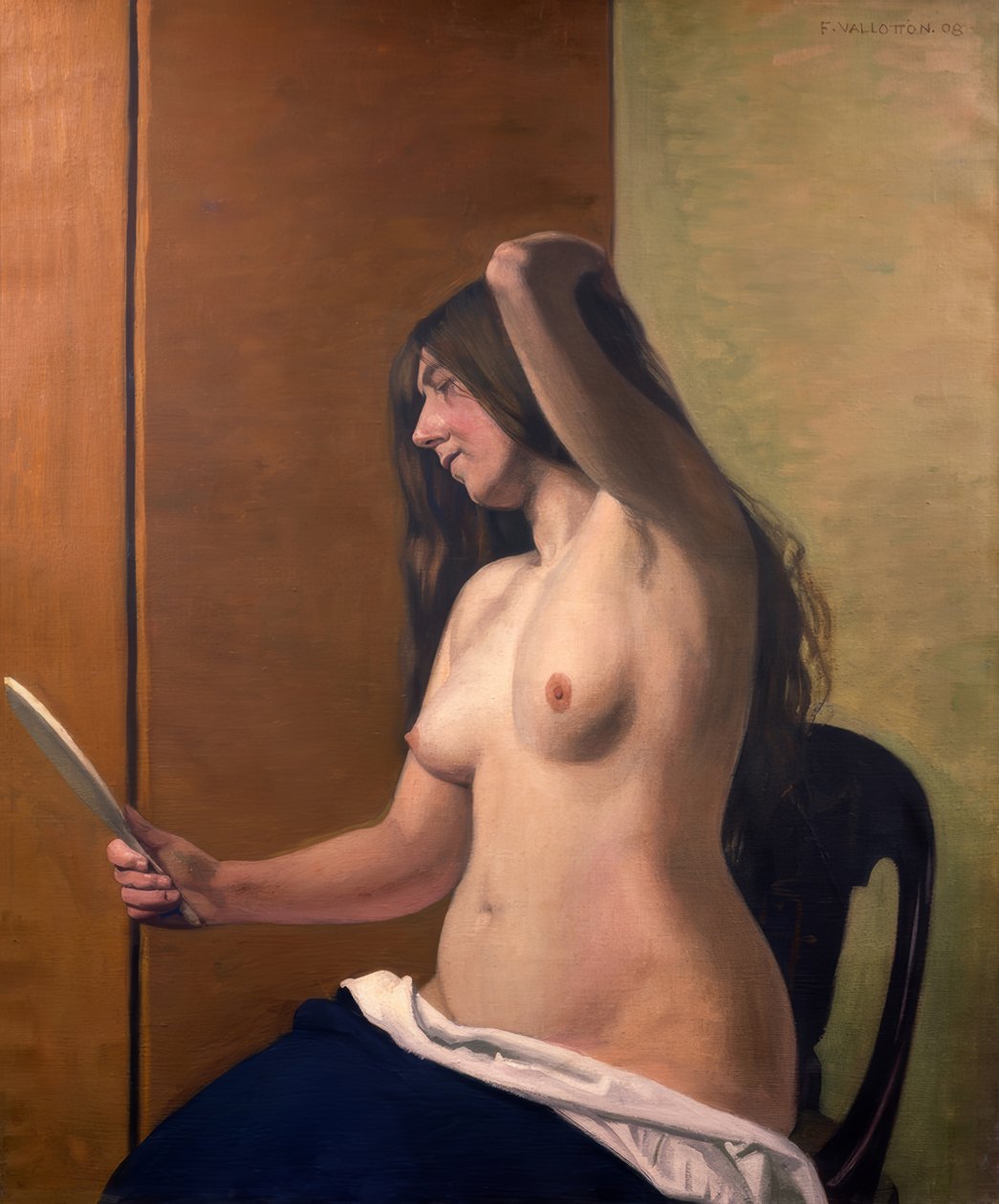 Nu avec miroir - Félix Vallotton