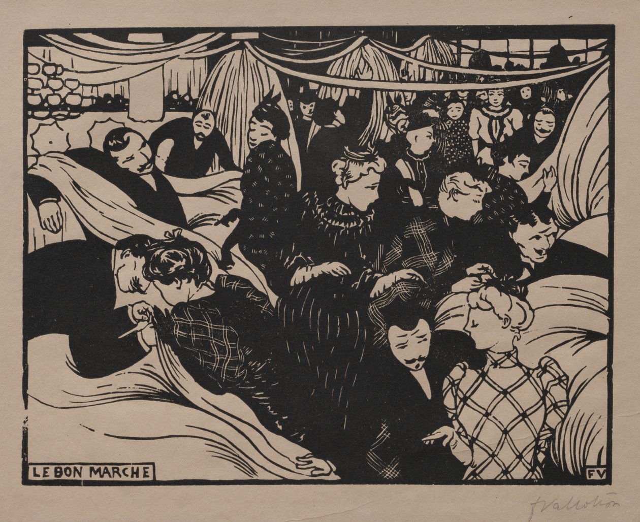 Bon Marché - Félix Vallotton