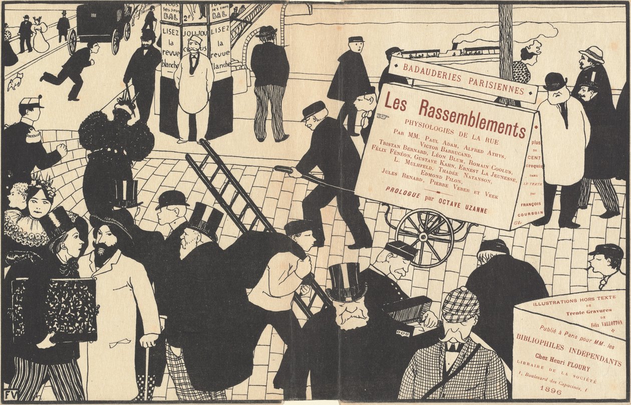 Couverture de livre pour "Les Rassemblements" - Félix Vallotton