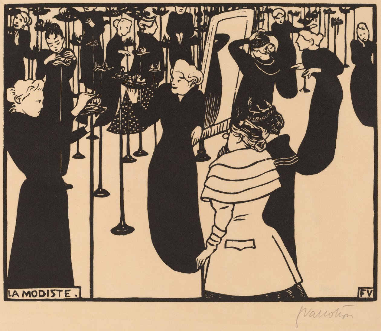 La Modiste - Félix Vallotton