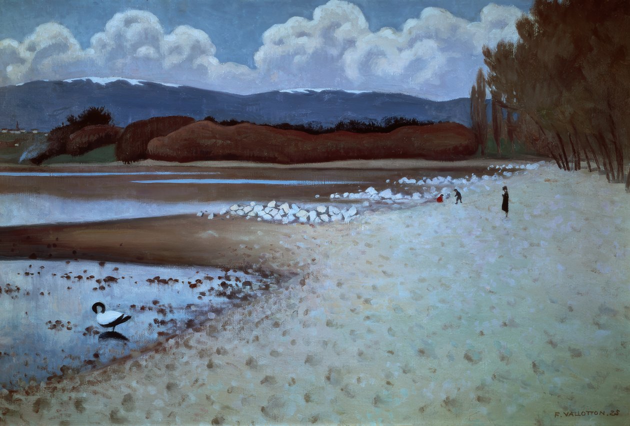 Plage près de Vidy - Félix Vallotton