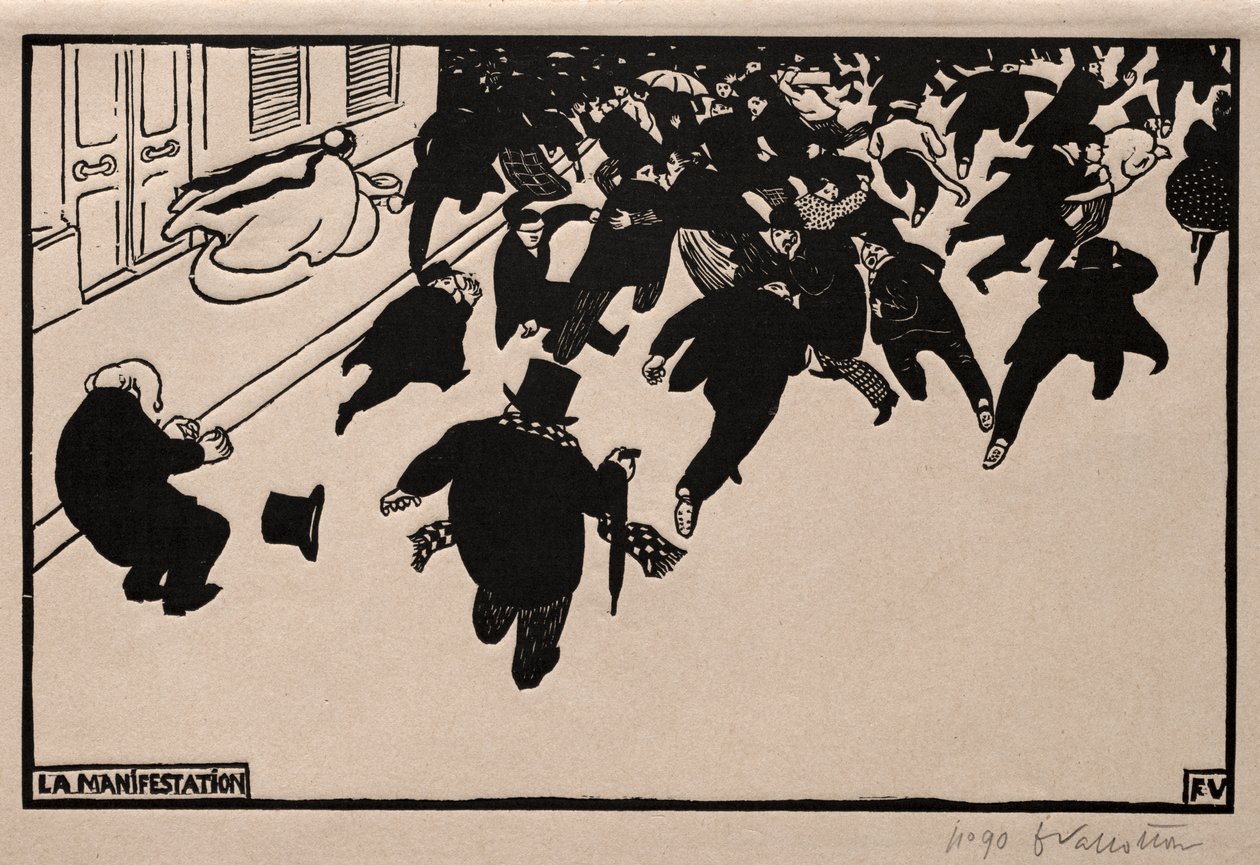 La protestation - Félix Vallotton