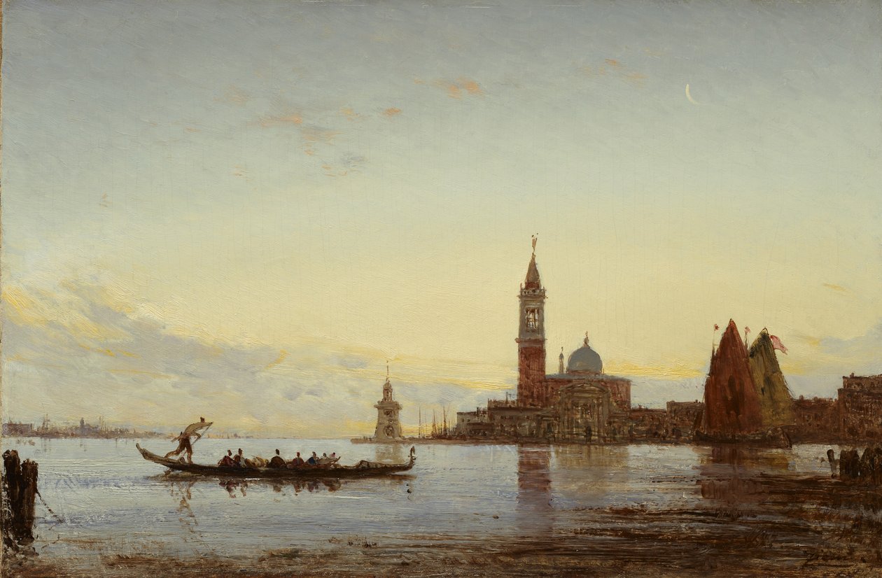 Le Grand Canal, Venise - Félix Ziem