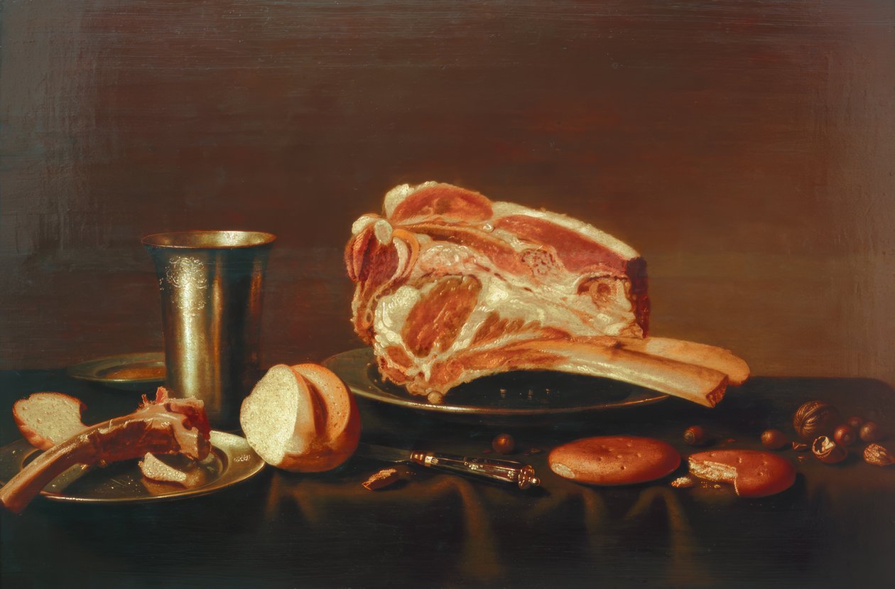 Nature morte avec côtelette - Floris Gerritsz. Schooten