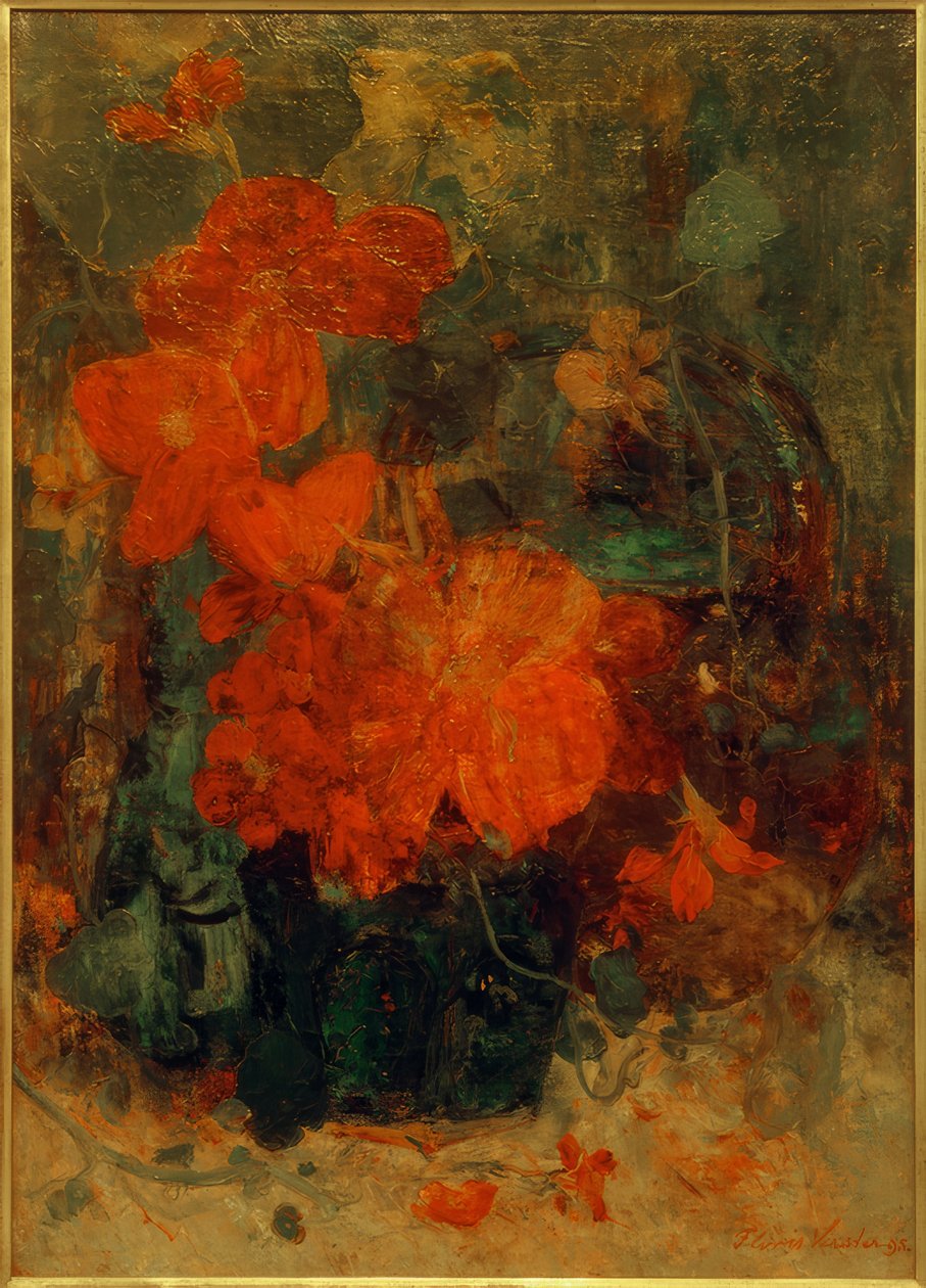 Bégonias et capucines - Floris Verster